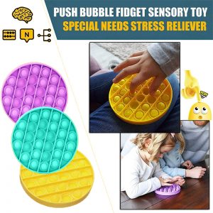 push pop sensory fidget toy autism special needs stress reliever games last mouse lost game