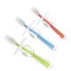 Customized wholesale food grade silicone toothbrush for baby and kids