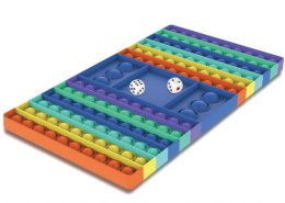 chess board Push pop sensory fidget toy with dice
