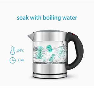 How to remove the smell of the silicone kettle